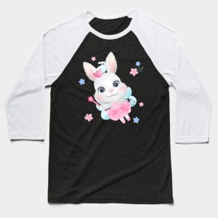 Cute little bunny with a magic wand Baseball T-Shirt